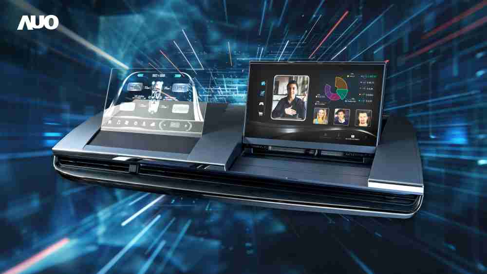 红龙扑克Micro LED Display HMI解决方案打造透明Micro LED前座仪表，，，呈现信息并保留驾驶视野开阔；亦为副驾驶座乘客打造收放自如的Micro LED屏幕，，在不影响显示质量的前提于显示区内建镜头，，，让用户能与视讯对象直接眼神接触，，提供绝佳的双向沟通体验